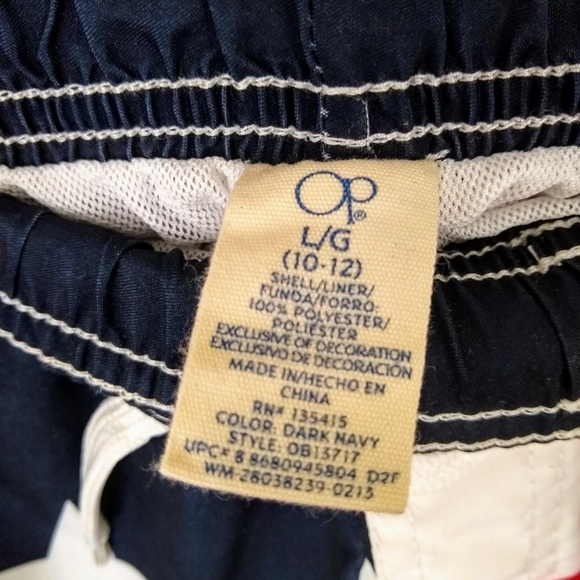 OP Ocean Pacific American Flag Swim Trunks - Picture 3 of 3